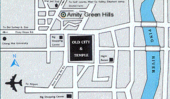 Amity Green Hills Hotel - Map