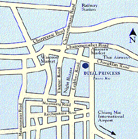 Royal Princess Hotel - Map