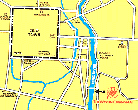 Westin Hotel - Map